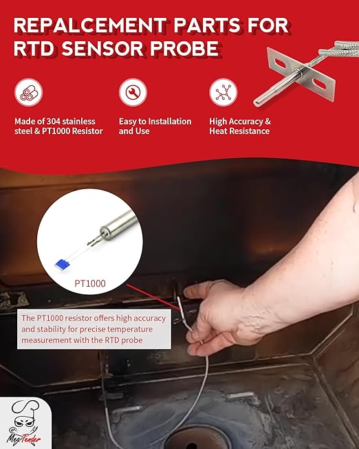 RTD Grill Internal Temperature Probe/Sensor Replacement - Image 3