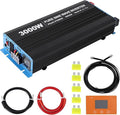 3000W Pure Sine Wave Inverter 1 USB Port 5v/2.1a, LCD Display&Remote Controller by Unknown