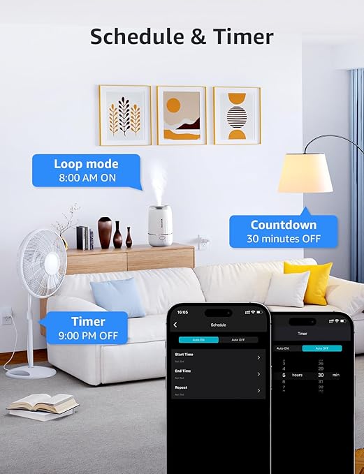 Lepro P1 Smart Plug Mini 15A, WiFi Outlet Plugs Compatible - Image 8