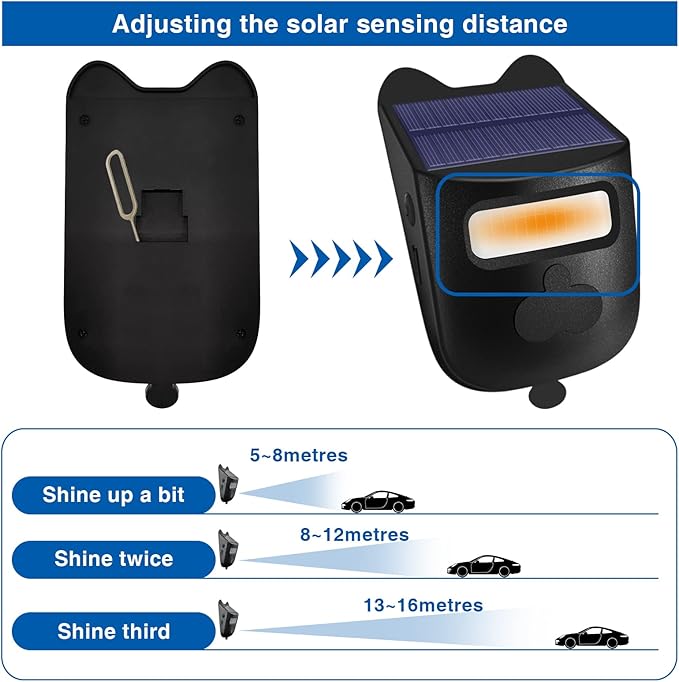Solar Wireless Driveway Alarm Outdoor Weather-Resistant Motion Sensor Detector - Image 5