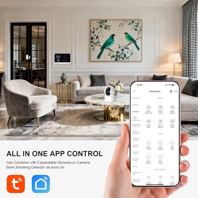 LWOHSI WiFi Alarm System, Wireless Home Security Systems - Image 2