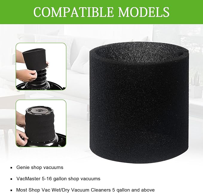 DFD 1 Pc 90585 Foam Sleeve Filter Replacement Compatiable - Image 3