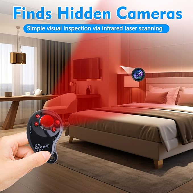 JMDHKK M8000 Hidden Camera Detector, Bug Detector, Camera Finder, Signal - Image 2
