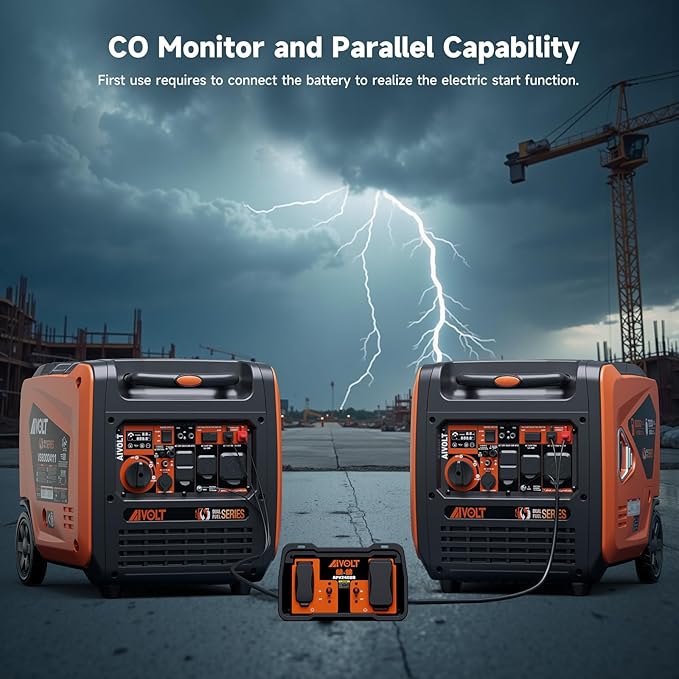 AIVOLT 8000W Dual Fuel Super Quiet Inverter Generator - Image 8