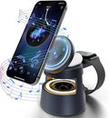 5 in 1 Magnetic Wireless Charger Bluetooth Speakers and Night Light by SMILESTATION