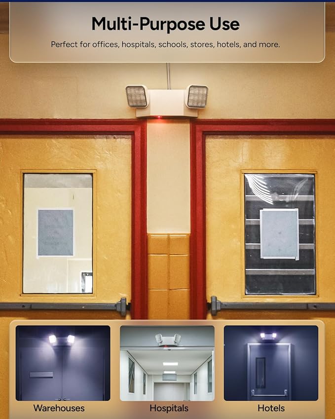 Sunco LED Emergency Lights, Commercial Lighting - Image 7