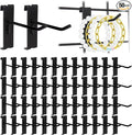 Alffun 50 Pack Grid Wall Hooks, 4 Inch Heavy Duty Wire Grid Display Hooks by ALFFUN