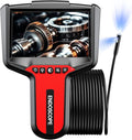 Endoscope Camera with Light: 5" Dual-Lens Inspection Borescope Camera by TGJOR