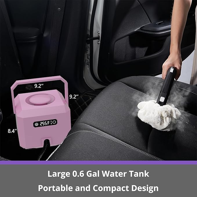 awasky Steam Cleaner: 1650W, Fast 50-Sec Heat-Up-21-Piece Kit Refill Anytime-No - Image 4