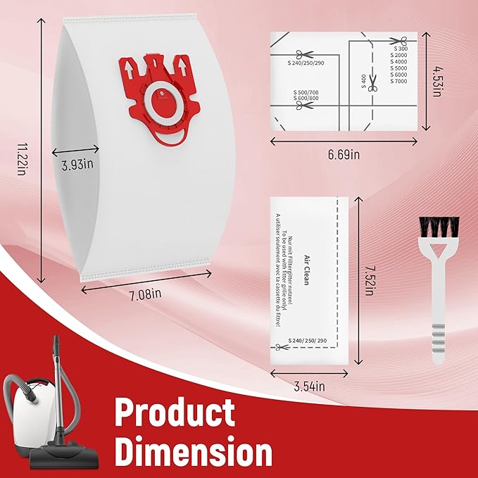 3D Airclean Dust Bags Replacement - Image 3