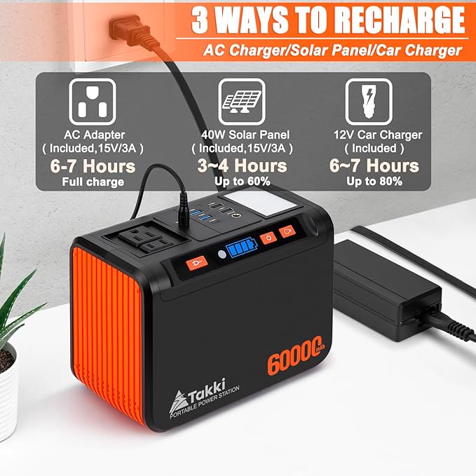 Takki Solar Generator 250W Portable Power Station - Image 7