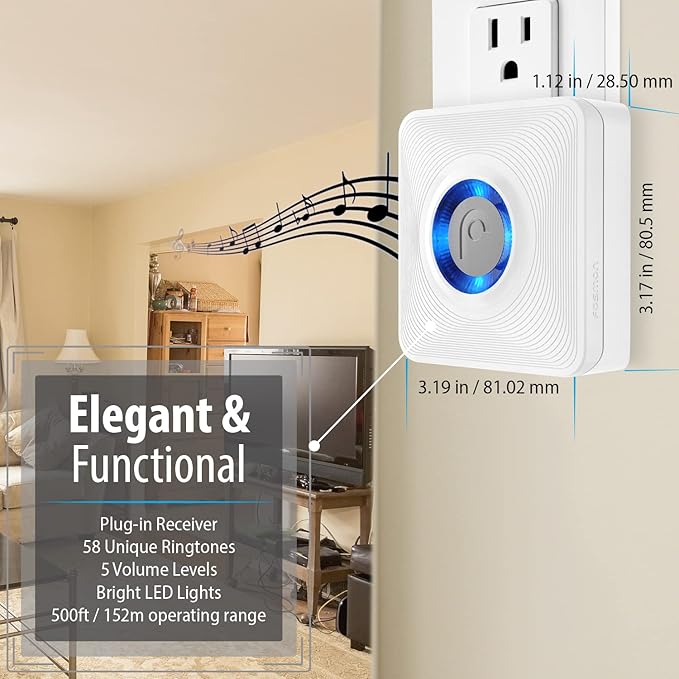 Fosmon WaveLink Wireless Door Chime - Image 3