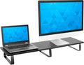 Mount-It! 39" Extra Long Dual Monitor Stand Riser – Ergonomic Desk Organizer by Mount-It