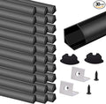 VST 30pack 3.3 ft LED Channel, V Shape Led Diffuser Channel, LED Aluminum by VSTLighting
