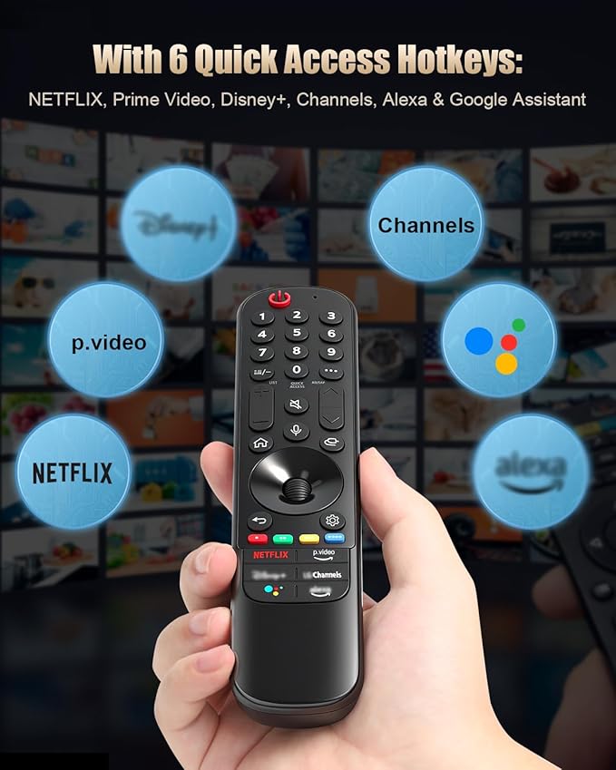 Replacement Voice Magic Remote for LG Smart TVs 2019–2024 - Image 8