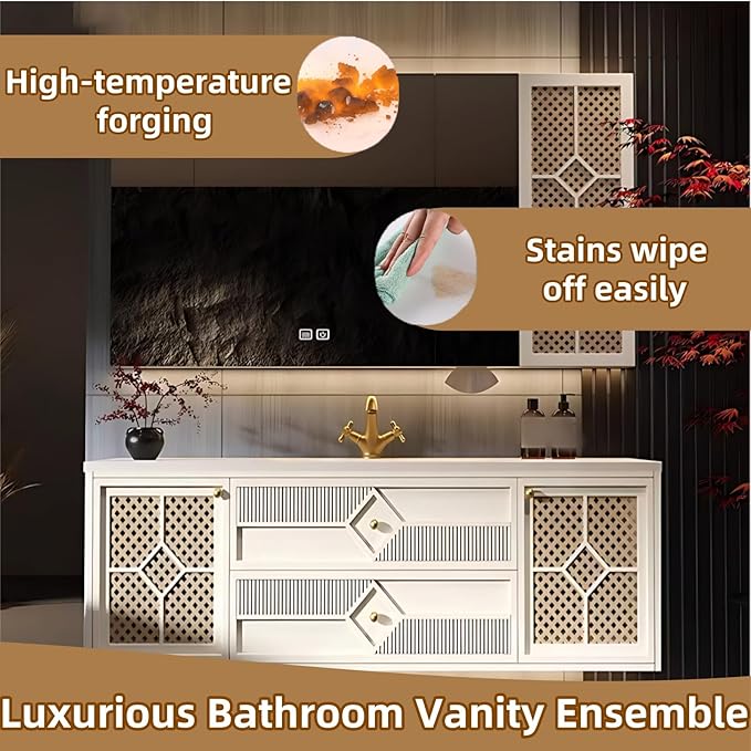 60IN Luxury Floating Bathroom Vanity - Image 5