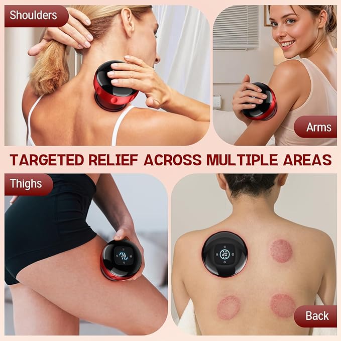 Cakoutanb Smart Cupping Therapy Massager, 7 in 1 Red Light Cupping Therapy Set - Image 6