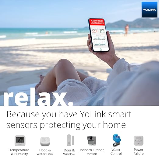 YoLink SpeakerHub & Two Temp/Humidity Sensors Starter Kit – Audio Hub Plays - Image 4