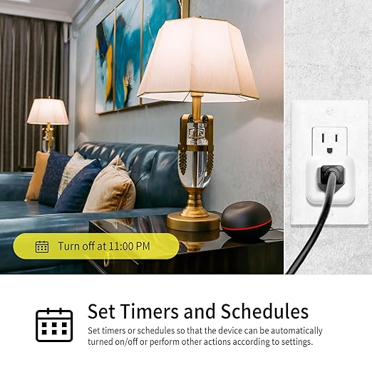 Minoston Smart Plug, 15A Mini Z-Wave 800 Series Plug-in Socket - Image 5