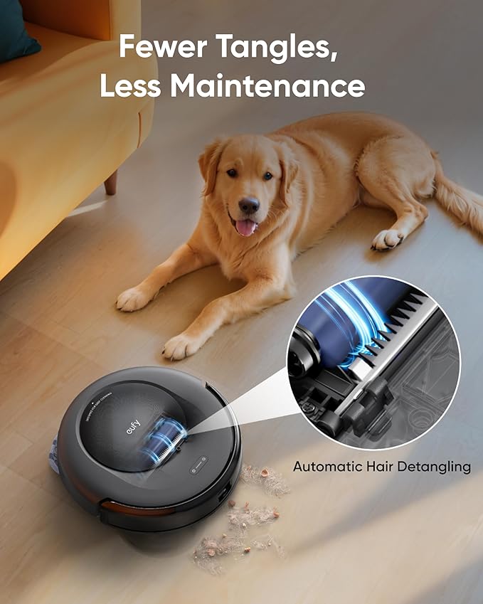 eufy Omni C20 Robot Vacuum and Mop Combo, All-in-One Station, Auto Mop Washing - Image 6