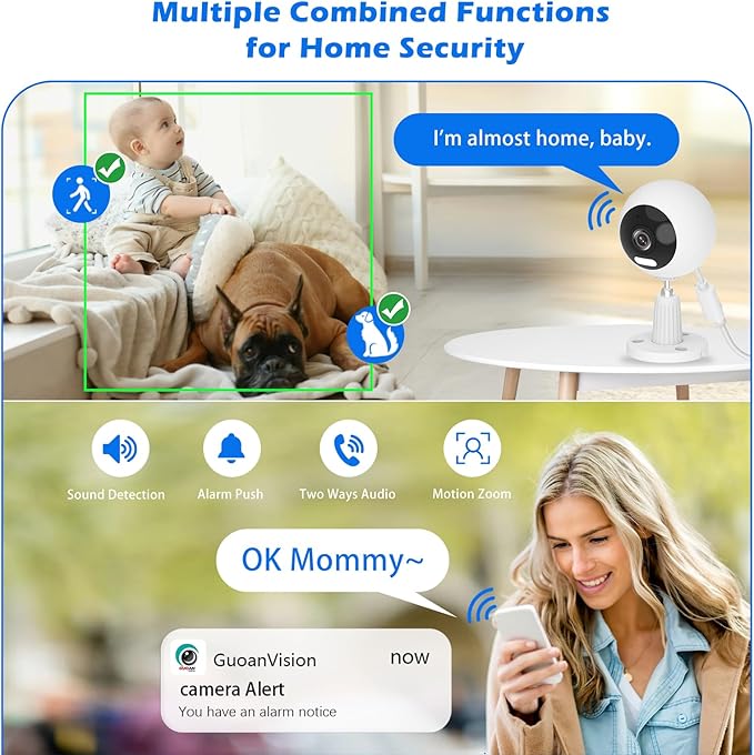 GUOANVISION 5G/2.4G Indoor/Outdoor Security Camera - Image 5