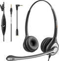 Wantek Phone Headset Wired Computer Headset by Wantek
