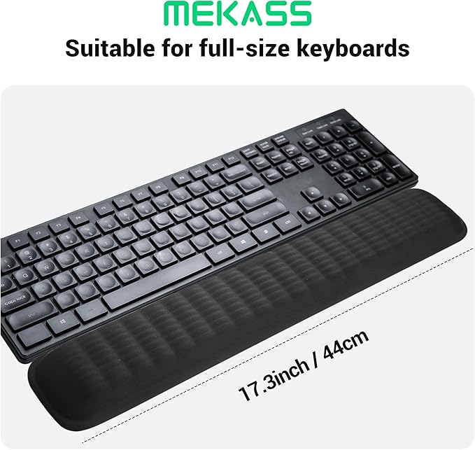 MEKASS Keyboard Wrist Rest, Soft Memory Foam Support - Image 6