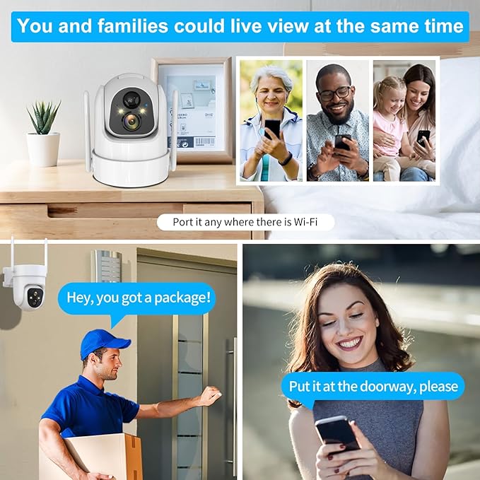 2K PTZ Solar WiFi Security Camera - Image 7