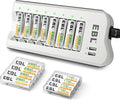 EBL AA 2300mAh and AAA 1100mAh Ni-MH Rechargeable Batteries and AA AAA by EBL