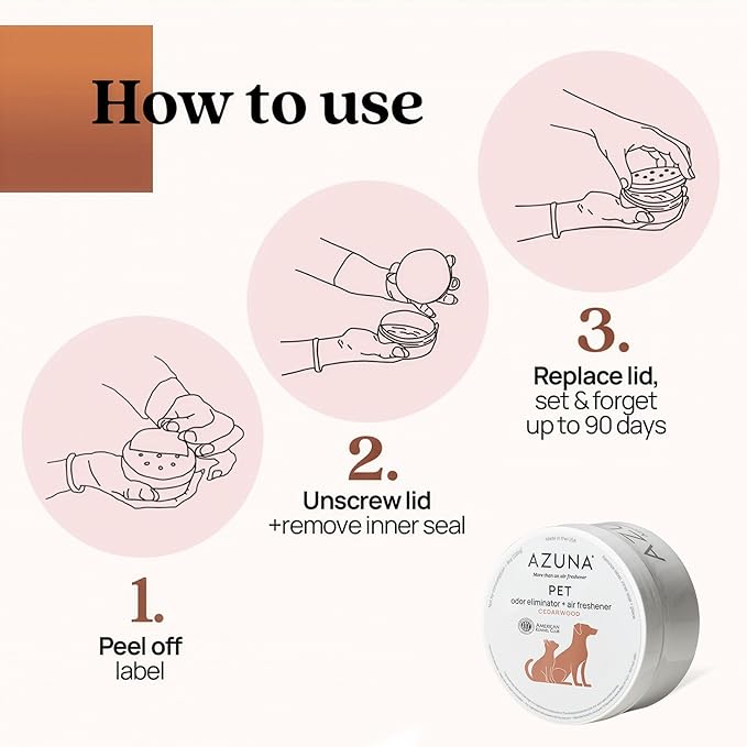 Azuna Pet Odor Eliminator for Strong Odor Gel | Plant Powered Australian Tea - Image 5