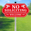 No Soliciting Sign for House, No Soliciting Signs for Front Door by Unknown