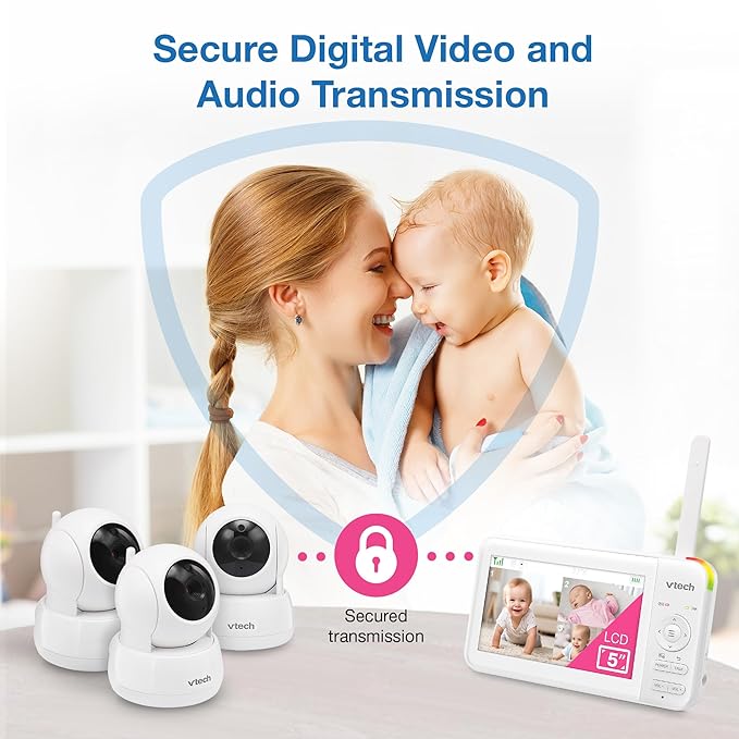 VTech 2 Cameras Video Baby Monitor - Image 6