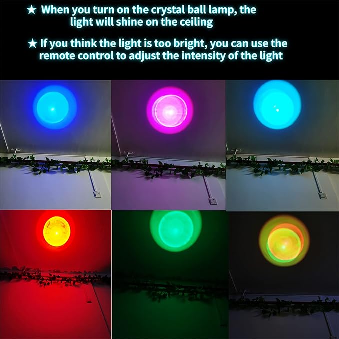 Conalisk 3D Solar System Crystal Ball Lamp, 3.15 Inch K9 Crystal Ball Night - Image 5