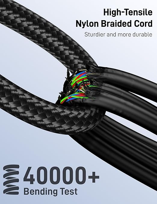 KAYQINHO 6.6FT USB A Male to 3 Female Cable, USB Splitter Cable - Image 7