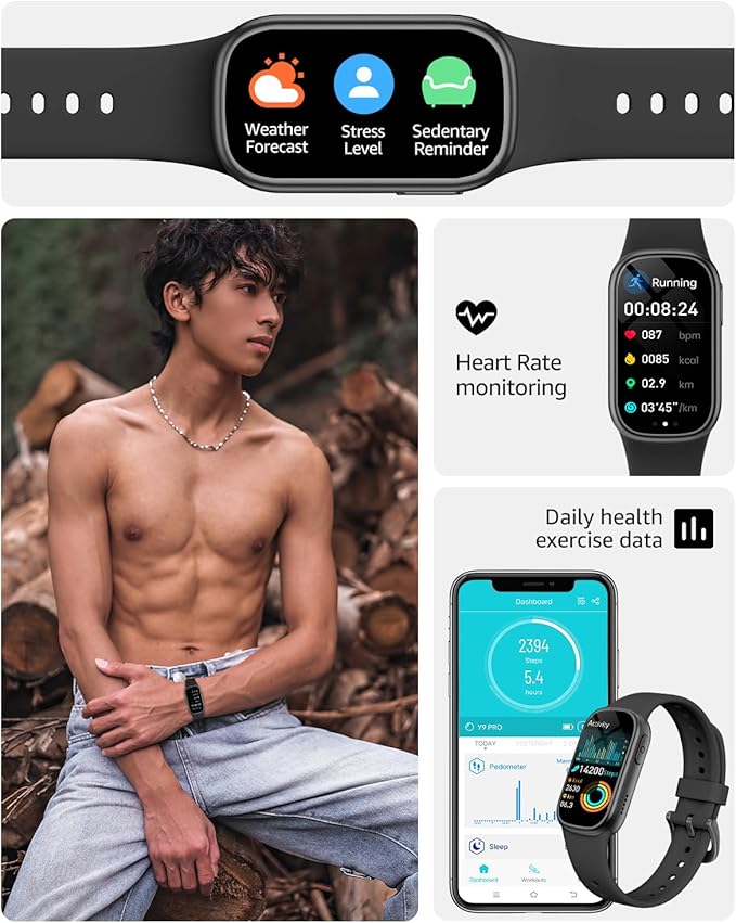 Asmoda Fitness Tracker, Smart Watch - Image 5