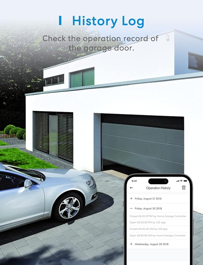 meross Smart Garage Door Opener Remote - Image 9