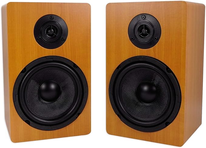 Rockville Pair ROCKSHELF 64C V2 Classic Wood 400W 6.5" Bookshelf Speakers/4 Ohm - Image 5