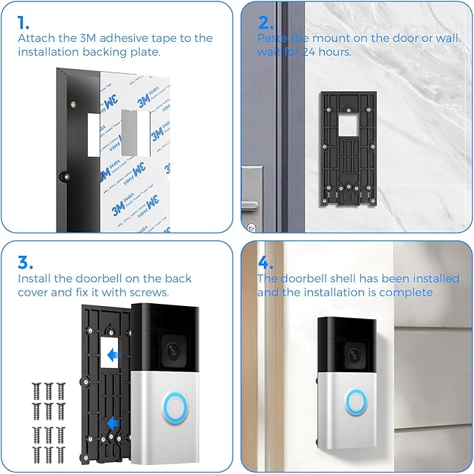 Baaletc No-Drill Ring Doorbell Mount - Image 7