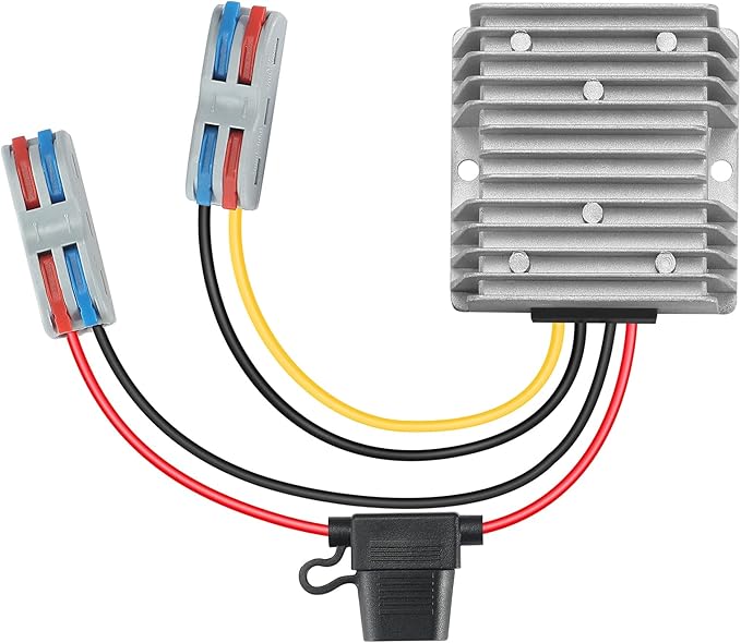 DC 24V to 12V Regulated Converter 20A 240W Step-Down Converter 12V to 24V DC by BEYIMEI
