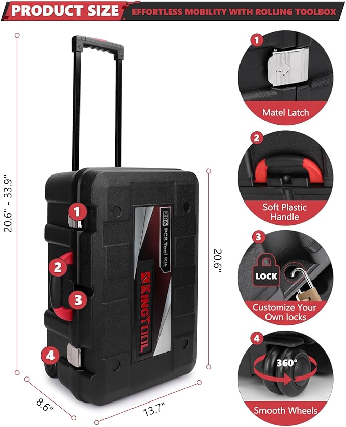 KINGTOOL Home Tool Set Kit - Image 8
