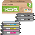 swiss toner Compatible TN229XL TN229 Toner Cartridges 5 Pack Replacement by swiss+toner