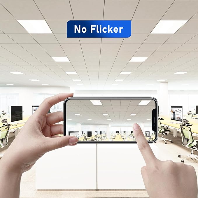 CycevSun 2x2 LED Drop Ceiling Flat Panel Light Fixture, 0-10V Dimmable - Image 5