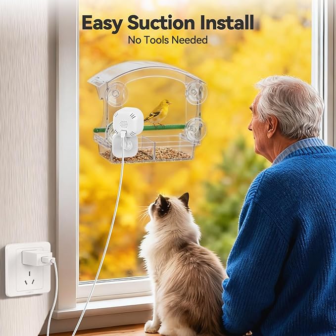 Dzees Smart Window Bird Feeder - Image 8