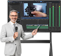 QIXZOCV 85" Smart Board, 4K UHD Interactive Board, 20-Point Touch, Android 13 by QIXZOCV