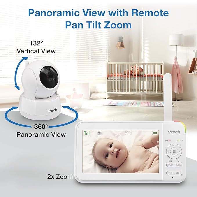 VTech 3 Cameras Video Baby Monitor - Image 5