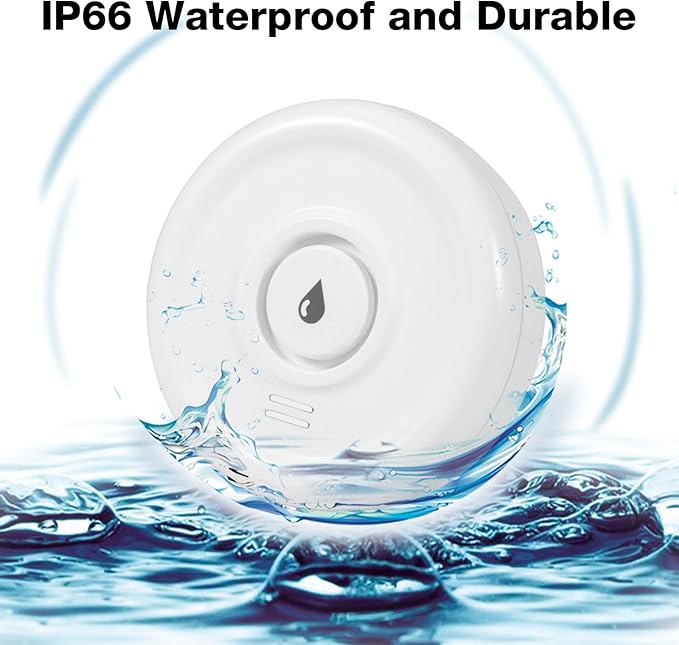 Douevo 5 Pack WiFi Water Leak Sensor, 100 dB Water Alarm Leak Detector - Image 4