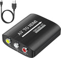 GINGIN AV to HDMI Converter, AV to HDMI Adapter Support 720p/1080p by GINGIN