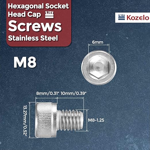 Kozelo 10pcs Socket Head Cap Screws - Image 2