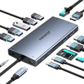 USB C Laptop Docking Station Dual Monitor by ABIWAZY