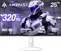 Amzfast 25 Inch White Gaming Monitor 320Hz/300Hz/240Hz, FHD 1080P 1ms Fast IPS by Amzfast